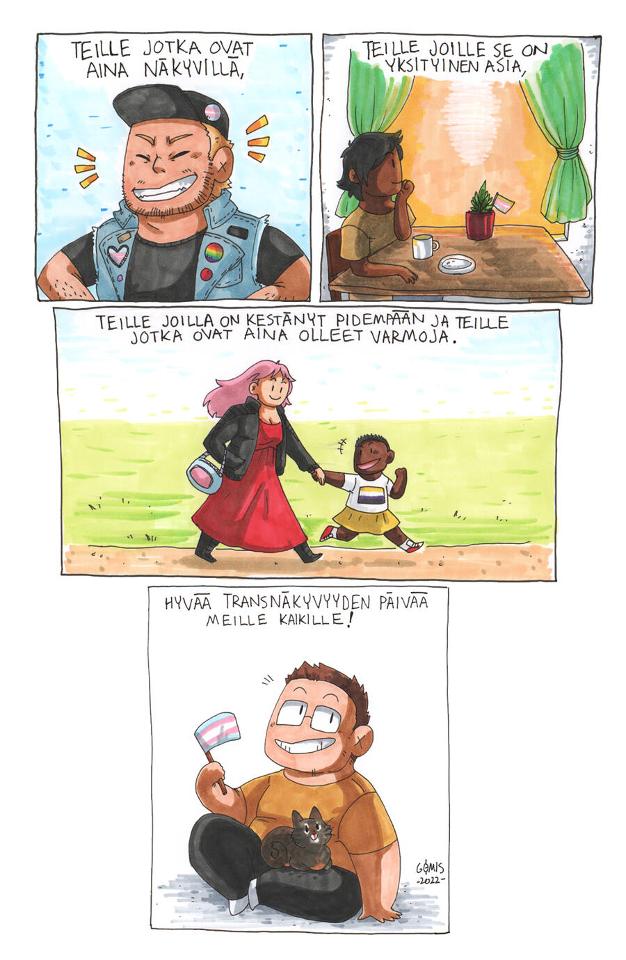 Hyvää Transnäkyvyyden Päivää, 2022